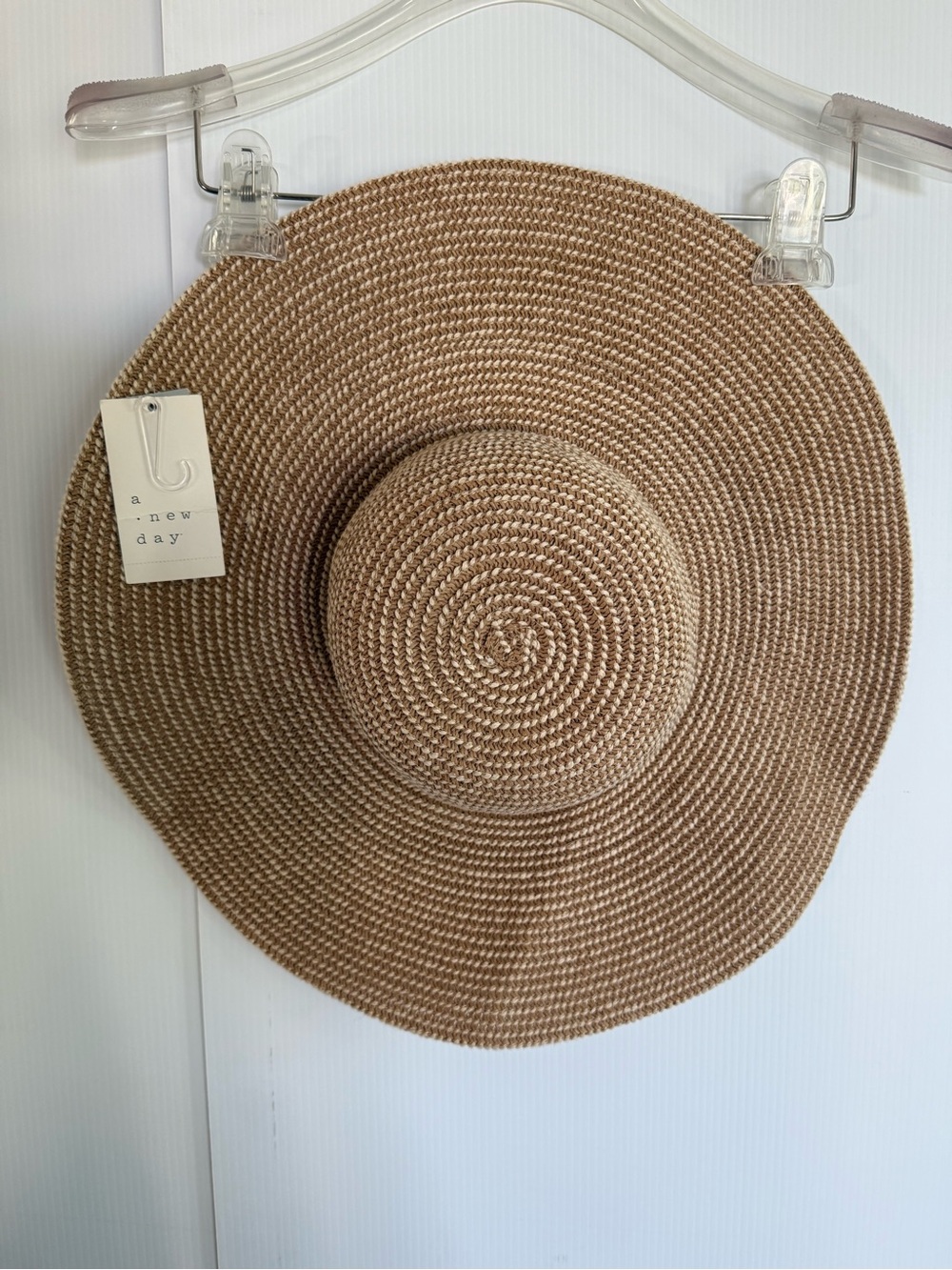 a new day Natural Straw Woven Sun Hat - Tan